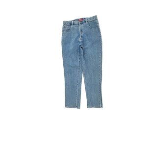 Westport Straight Leg Women's size 10P Medium Wash Blue Denim Jeans
